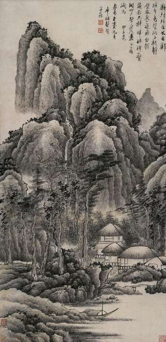 明末清初著名画家龚贤的积墨山水是如何形成的？龚贤画作的风格特点