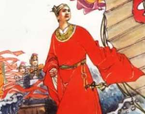 西洋记第七十五回：番禅师飞钹取头，唐状元中箭取和