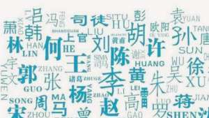中国的姓氏文化博大精深，难的有九个字简单的只有三笔！