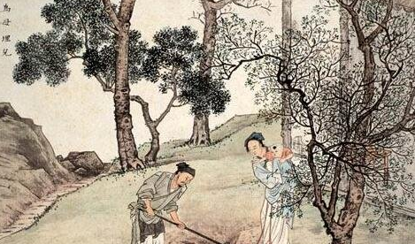 百善孝为先,二十四孝故事介绍之埋儿奉母