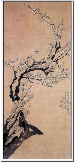 双目失明,画梅乞米；汪士慎画梅坚守一生的风骨