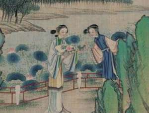 红楼梦中宝玉告白林黛玉时，宝钗在哪？