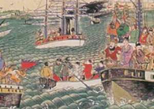 西洋记第三十四回：爪哇国负固不宾，咬海千恃强出阵
