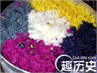 五色米饭 苗族人为何要把米饭做成五种颜色