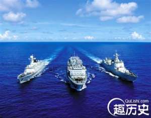 环太军演中美新舰在关岛会合 一同驶向夏威夷