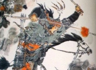 文鸯：魏末晋初时期名将，被诬告谋反，夷灭三族