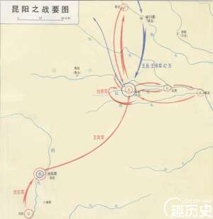 昆阳之战：2万绿林军全歼王莽42万部队