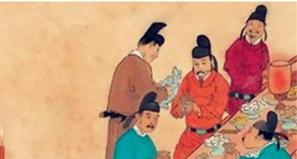 朝食：唐朝时期工作餐，按照品级的高低来制定标准