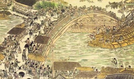 对于《清明上河图》的别浦津渡,现存宋代诗词有涉及吗?